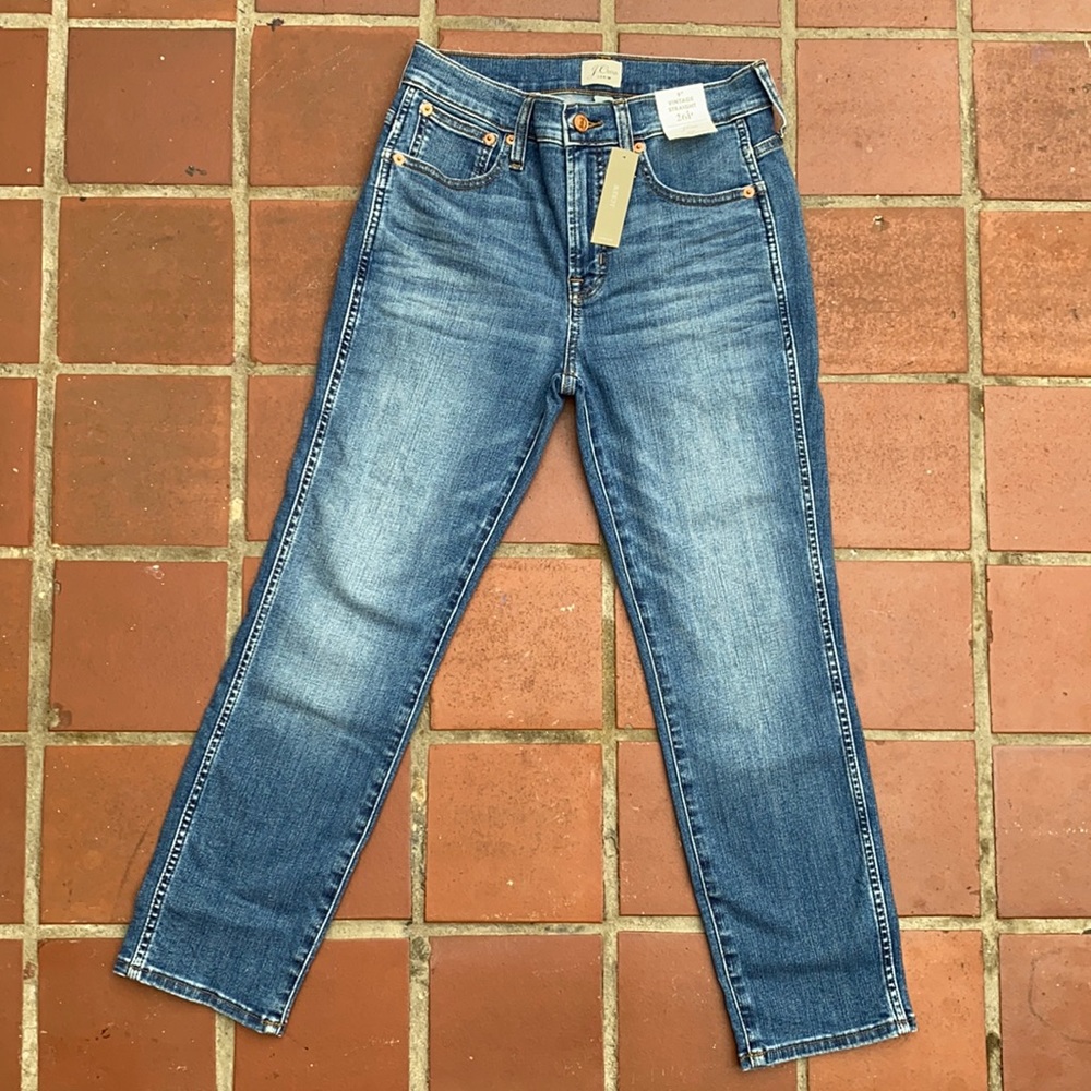 NWT J. Crew 9” Vintage Straight Ankle Length Jeans